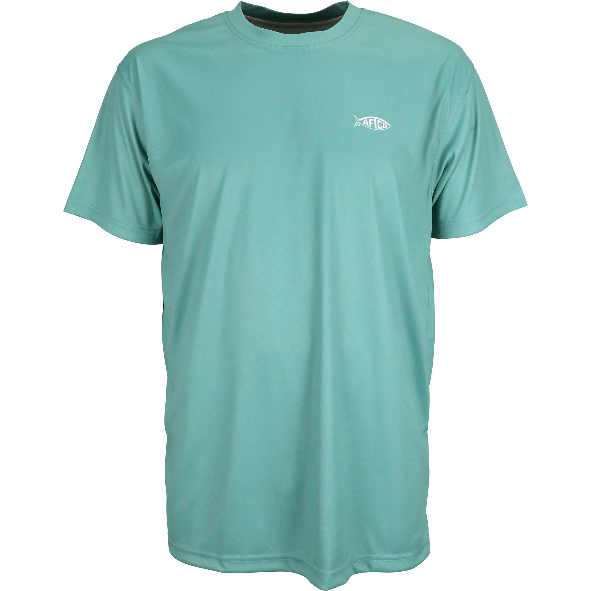 AFTCO Boys' Jigfish Performance Short-Sleeve T-Shirt - Water and