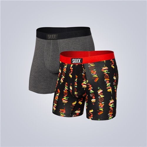 SAXX 2-Pack Vibe Boxer Briefs, Underwear