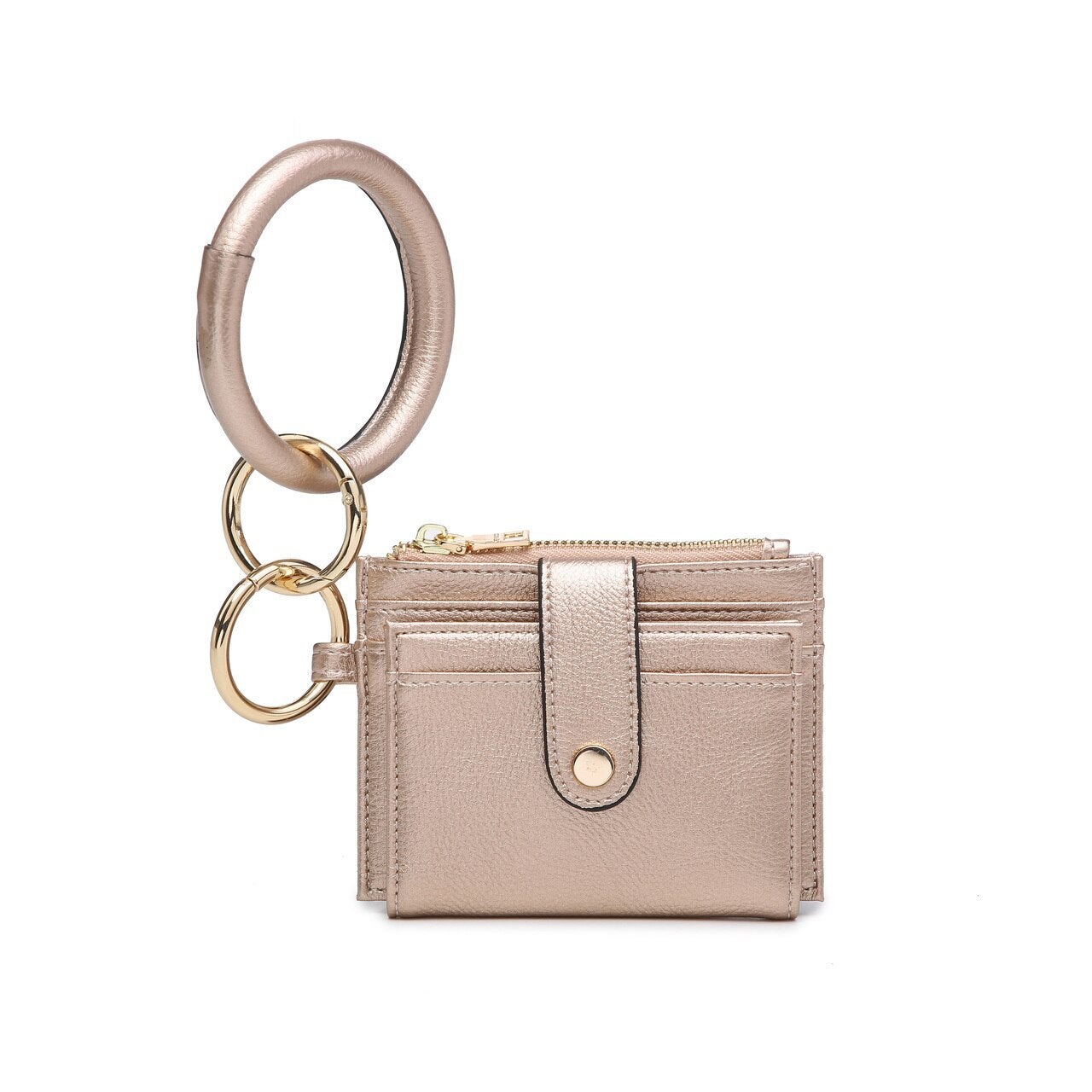 Cadence Buckle Wallet/Clutch w/ Zip Top:   Jen & Co.