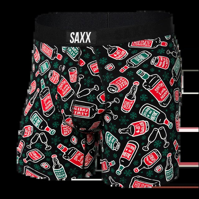 SAXX Vibe Stretch Boxer Briefs - Men's Boxers in Blue Dad Joke