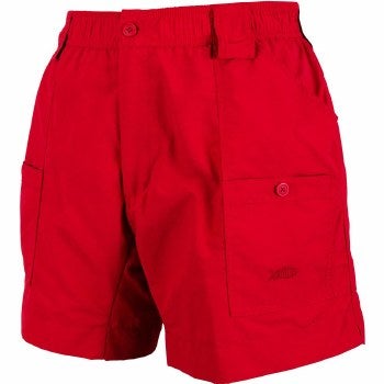 AFTCO True Red Original Fishing Shorts Shorter Length (6 inch