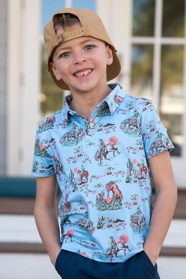 Boys Pro Performance Fishing Tee with Crab Art – Little Vines